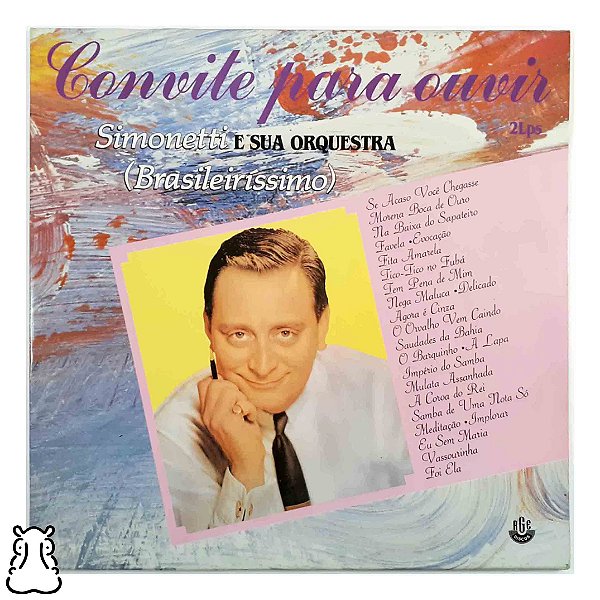 LP Simonetti Convite Brasileiríssimo - Amostra - Vinil - Hm