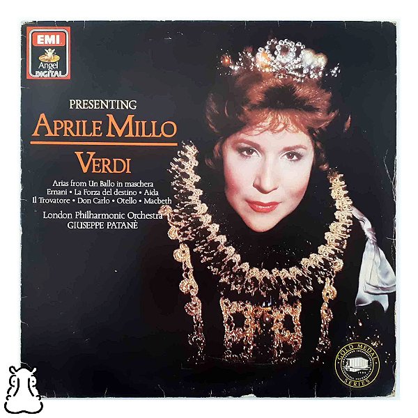 LP Verdi - Presenting Aprile Millo Disco de Vinil 1988 - Hm