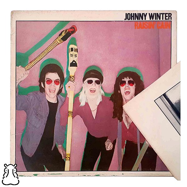 LP Johnny Winter - Raisin' Cain Vinil Importado Encarte - Hm