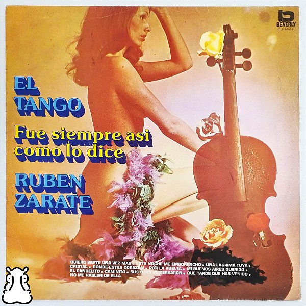 LP Ruben Zarate - El Tango Fue Siempre Asi - Vinil 1983 - Hm