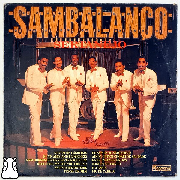 LP Grupo Sambalanço - Sambalanço Sertanejo - Vinil 1992 - Hm