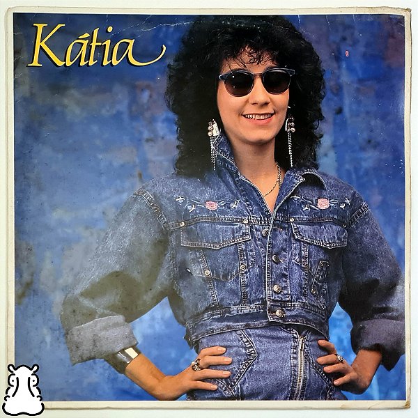 LP Kátia - Me Ensina O Que Fazer - Vinil 1989 Encarte - Hm