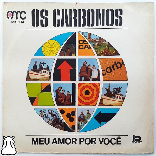 LP Os Carbonos - Meu Amor por Você - Vinil 1969 Leia - Hm