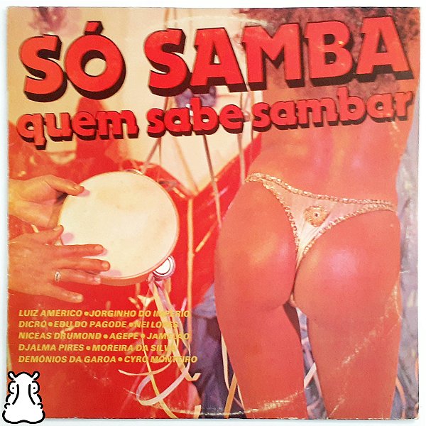LP Só Samba Quem Sabe Sambar - Disco de Vinil 1985 - Hm