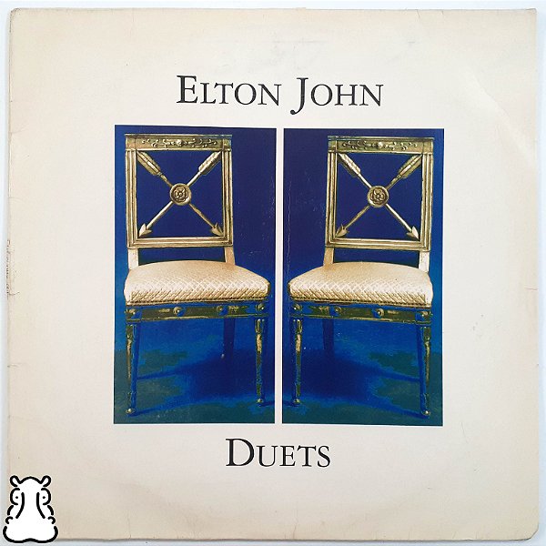 LP Elton John - Duets - Disco de Vinil Duplo 1993 Leia - Hm