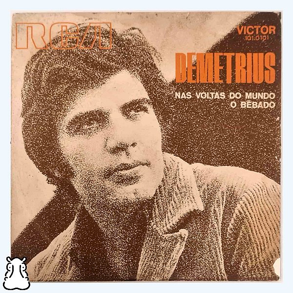 EP Compacto Demetrius Nas Voltas do Mundo Bêbado Vinil - Hm