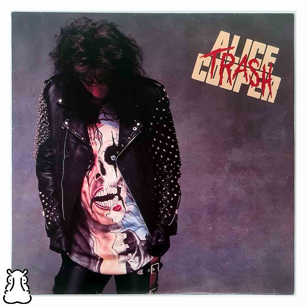 LP Alice Cooper - Trash - Disco de Vinil 1989 Encarte - Hm