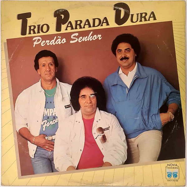 LP Trio Parada Dura - Perdão Senhor - 1985 Disco Vinil - Hm