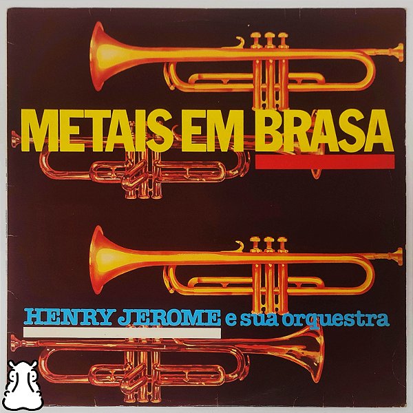 LP Henry Jerome - Metais em Brasa - Disco de Vinil - Hm