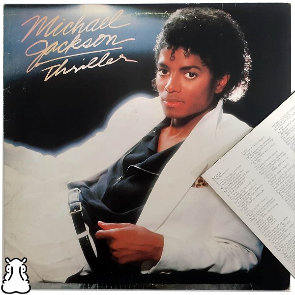 LP Michael Jackson - Thriller Disco Vinil 1982 Encarte - Hm
