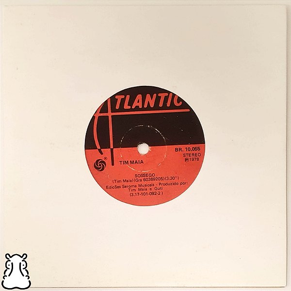 EP Compacto Tim Maia - Sossego / Murmúrio - Vinil 1978 - Hm
