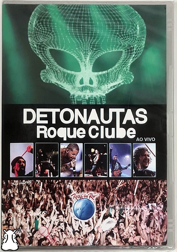 DVD Detonautas Roque Clube Vivo Rock In Rio 2011 Lacrado- Hm