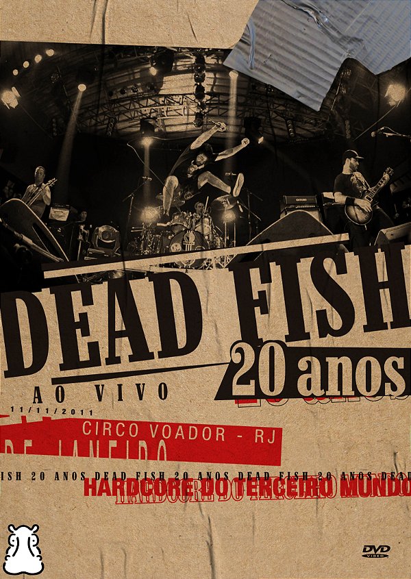 DVD Dead Fish 20 Anos Ao Vivo Circo Voador 2014 Lacrado - Hm