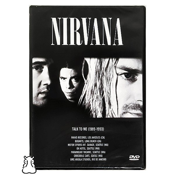 DVD Nirvana Talk To Me (1989 - 1993) Novo Lacrado 2009 - Hm