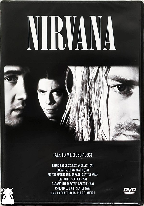 DVD Nirvana Talk To Me (1989 - 1993) Novo Lacrado 2009 - Hm