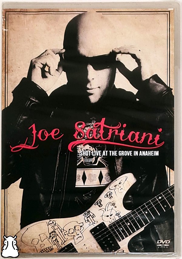 DVD Joe Satriani Shot Live Grove In Anaheim 2013 Lacrado- Hm