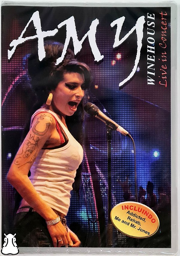 DVD Amy Winehouse - Live In Concert - Novo / Lacrado - Hm
