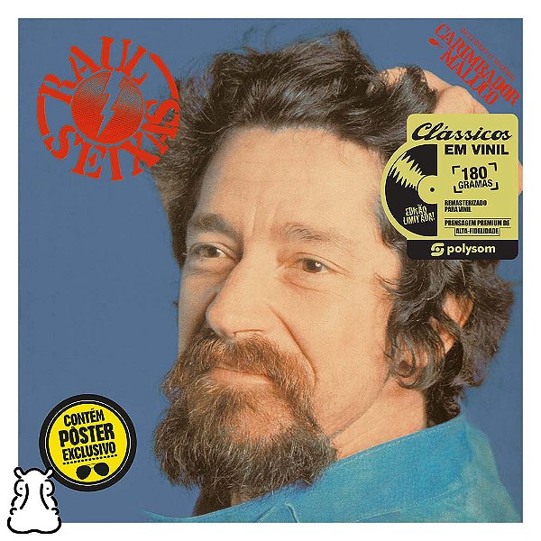 LP Raul Seixas Carimbador Maluco Polysom Vinil Lacrado - Hm