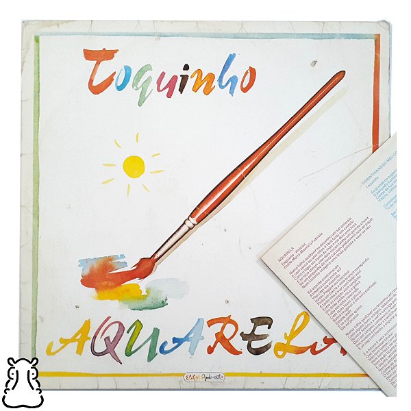 LP Toquinho - Aquarela - Disco de Vinil 1983 Encarte - Hm