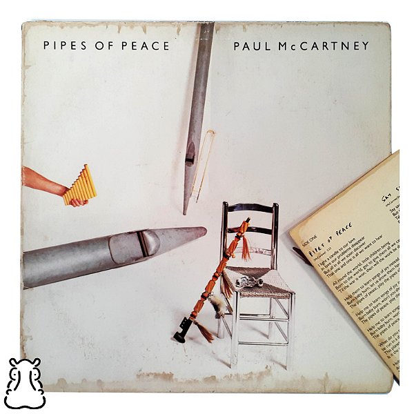 LP Paul McCartney Pipes Peace Vinil 1983 Encarte Leia - Hm