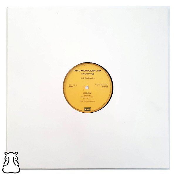 LP Kiko Zambianchi - Limousine - Vinil Single 1987 Leia - Hm