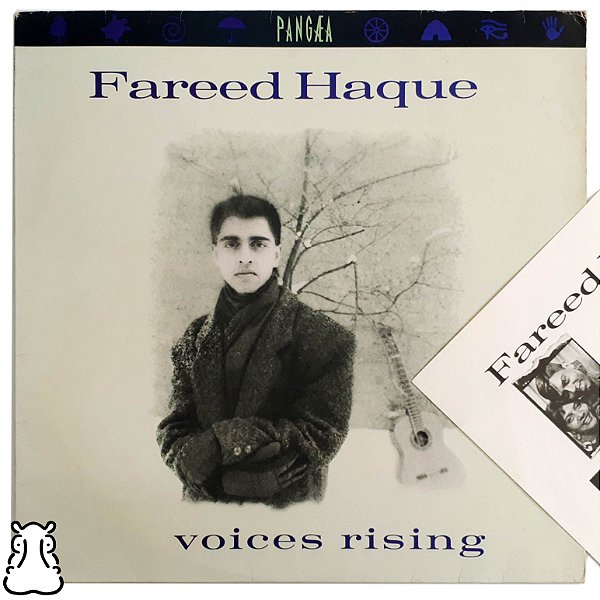 LP Fareed Haque - Voices Rising - Vinil 1988 Encarte - Hm