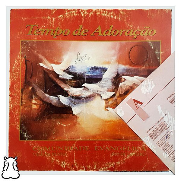 LP Evangélica Vila Penha Tempo Adoração Vinil Encarte - Hm