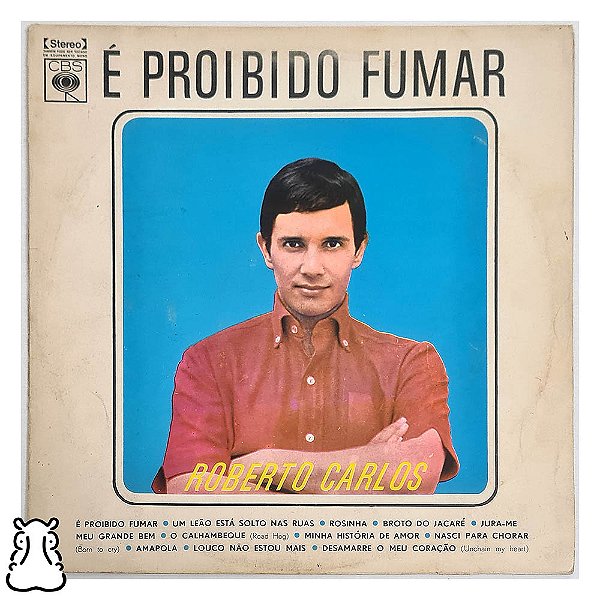 LP Roberto Carlos É Proibido Fumar Disco de Vinil 1964 - Hm