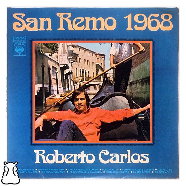 LP Roberto Carlos - 1975 - San Remo 1968 - Disco Vinil - Hm