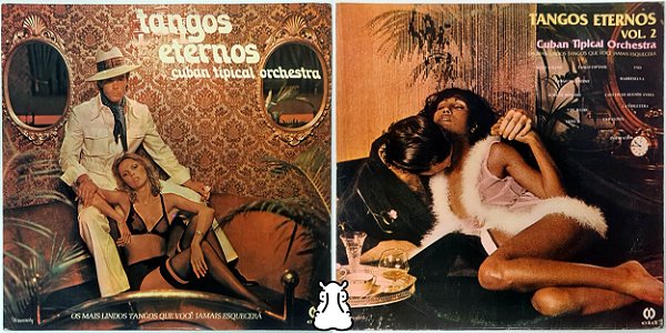 2 LPs Cuban Tipical Orchestra Tangos Eternos 1 e 2 Vinil- Hm