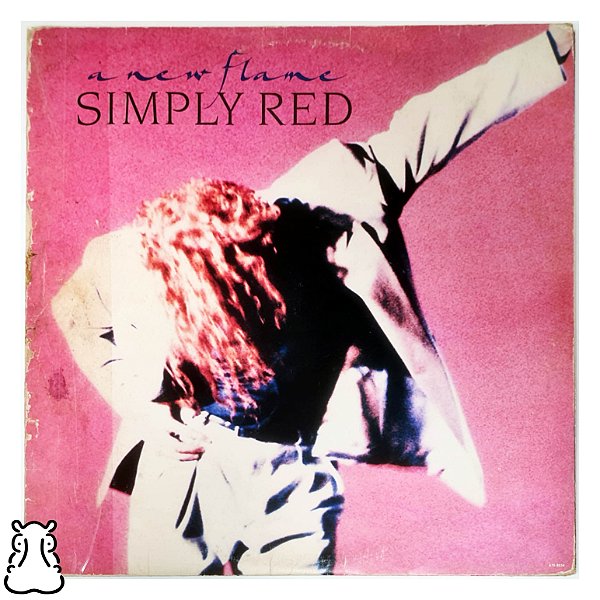 LP Simply Red - A New Flame - 1989 Disco Vinil Encarte - Hm