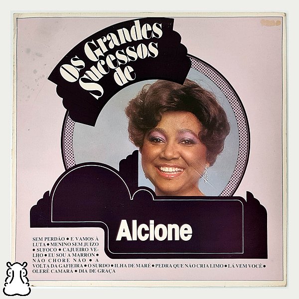 LP Alcione - Os Grandes Sucessos - Disco de Vinil 1983 - Hm