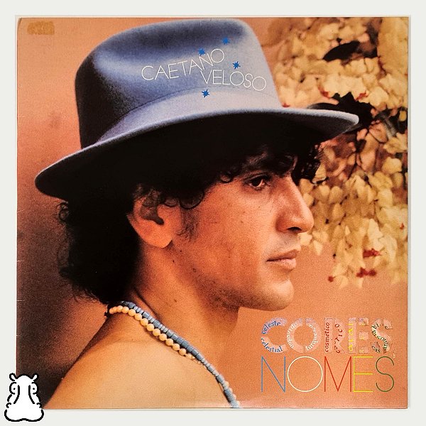 LP Caetano Veloso - Cores Nomes - 1982 Vinil 2 Encartes - Hm
