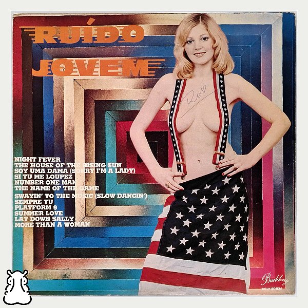 LP Ruído Jovem - 1978 - Vinil Coletânea Pop - Hm