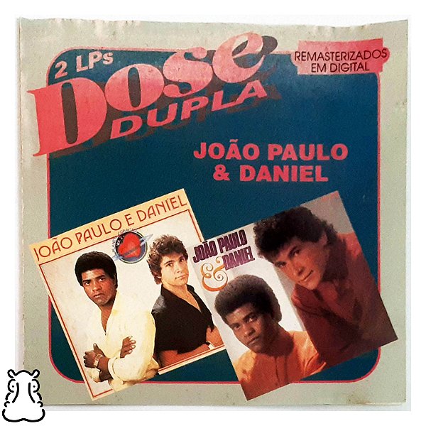 CD João Paulo e Daniel - 2 LPs Dose Dupla - 1995 - Hm