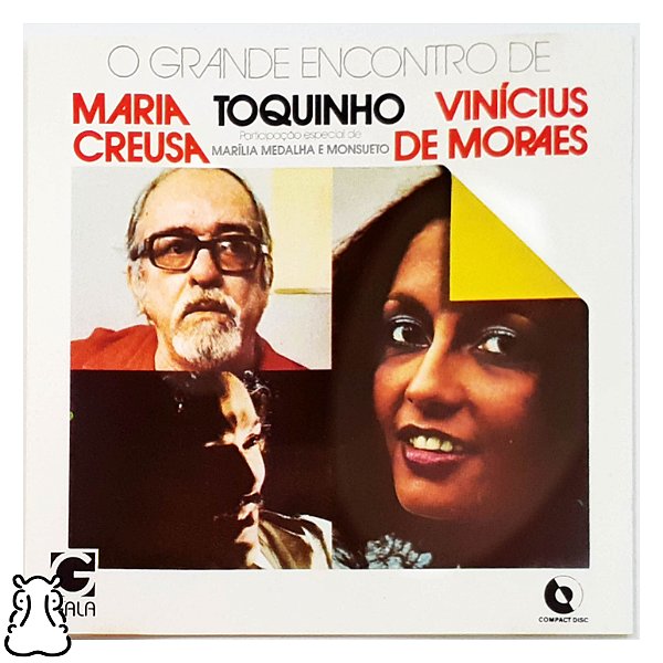 CD Maria Creuza Vinícius Moraes Toquinho Grande Encontro- Hm