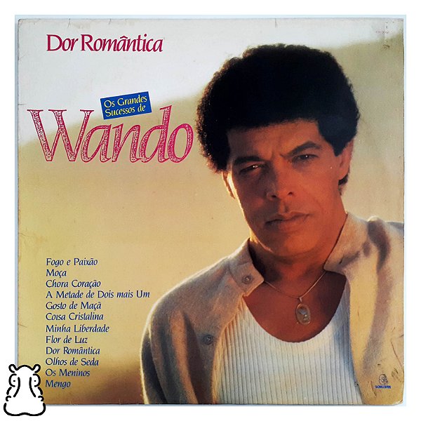 LP Wando - Dor Romântica Os Grandes Sucessos 1989 Vinil - Hm