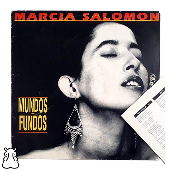 LP Marcia Salomon - Mundos E Fundos Vinil 1992 Encarte - Hm