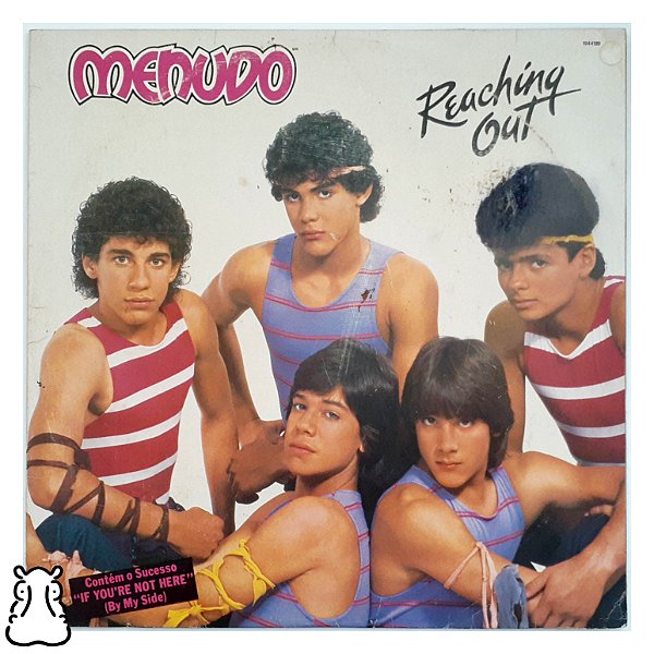 LP Menudo - Reaching Out - Disco de Vinil 1984 - Hm