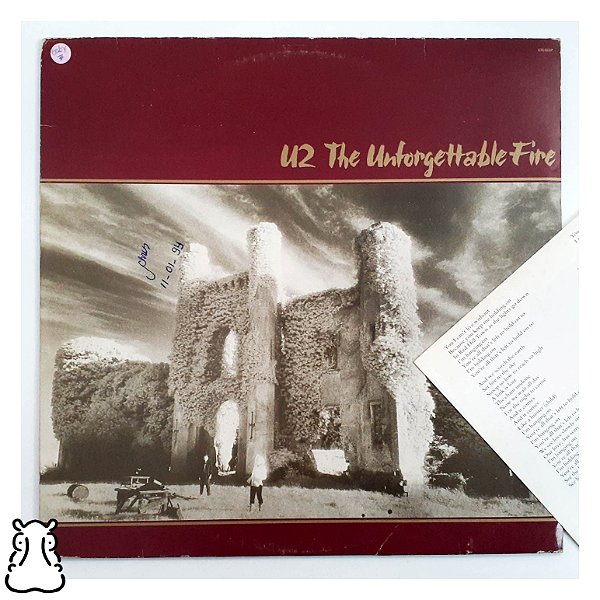 LP U2 - The Unforgettable Fire - 1985 Vinil Encartes - Hm