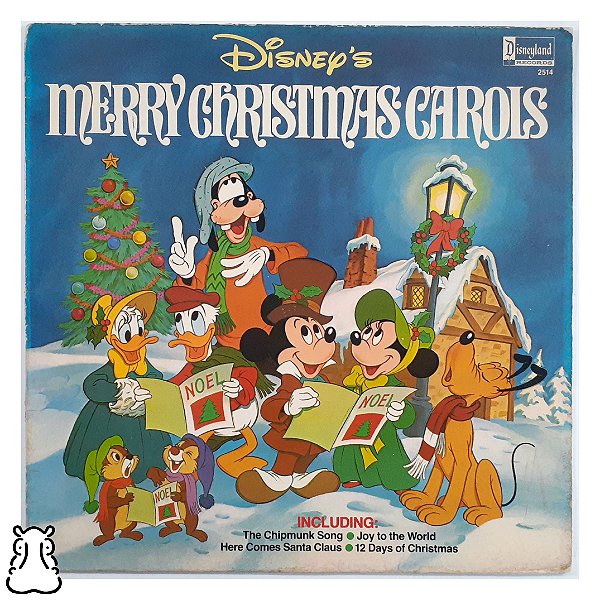LP Disney Merry Christmas Carols Vinil Importado Natal - Hm