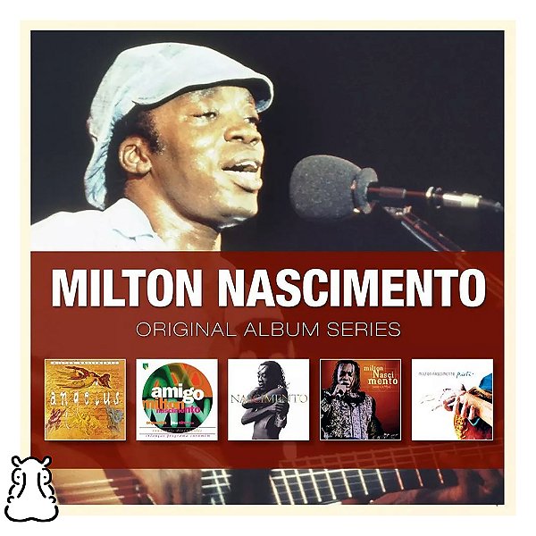 Box 5 CDs Milton Nascimento Original Album Series Novo - Hm
