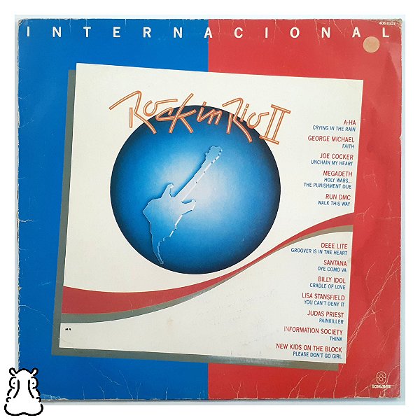 LP Rock in Rio 2 - Internacional - Disco de Vinil 1991 - Hm