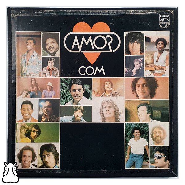 Box 5 LPs Amor com H - Disco de Vinil 1982 Leia - Hm