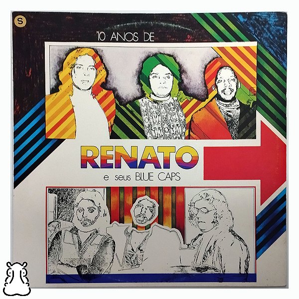 LP Renato e seus Blue Caps - 10 Anos Disco Vinil 1976 - Hm
