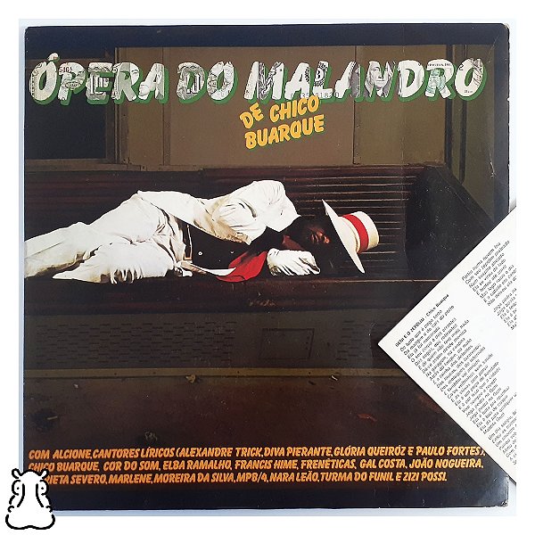 LP Chico Buarque Ópera Do Malandro Vinil Duplo Encartes - Hm