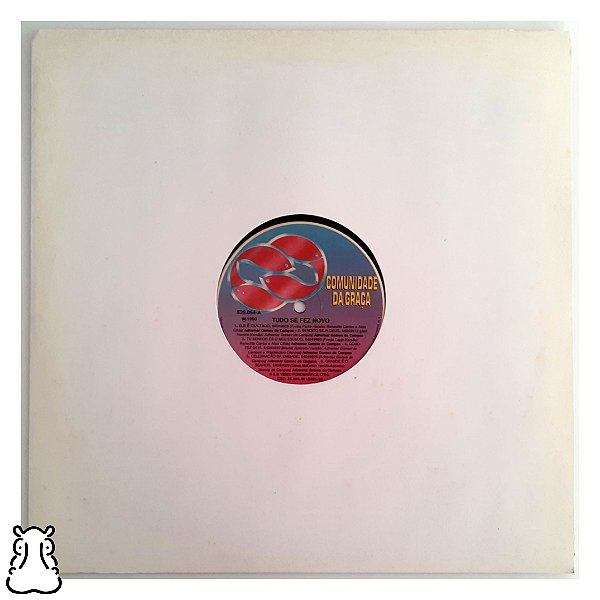 LP Comunidade da Graça Tudo Fez de Novo Vinil 1990 Leia - Hm