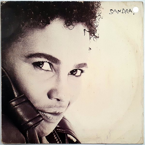 LP Sandra Sá - Slogan - Disco de Vinil 1990 Encarte - Hm