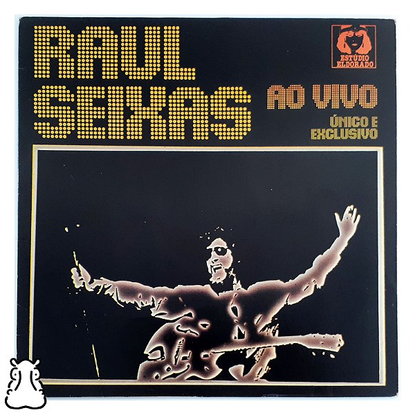 LP Raul Seixas - Único e Exclusivo Ao Vivo - Vinil 1987 - Hm