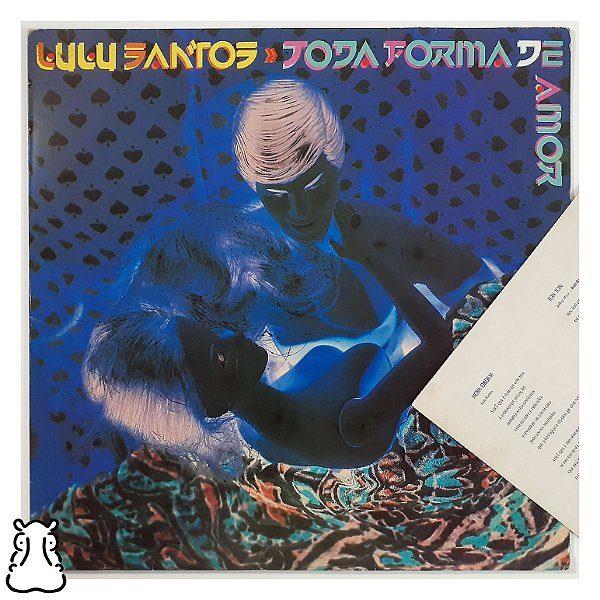 LP Lulu Santos - Toda Forma de Amor Vinil 1988 Encarte - Hm